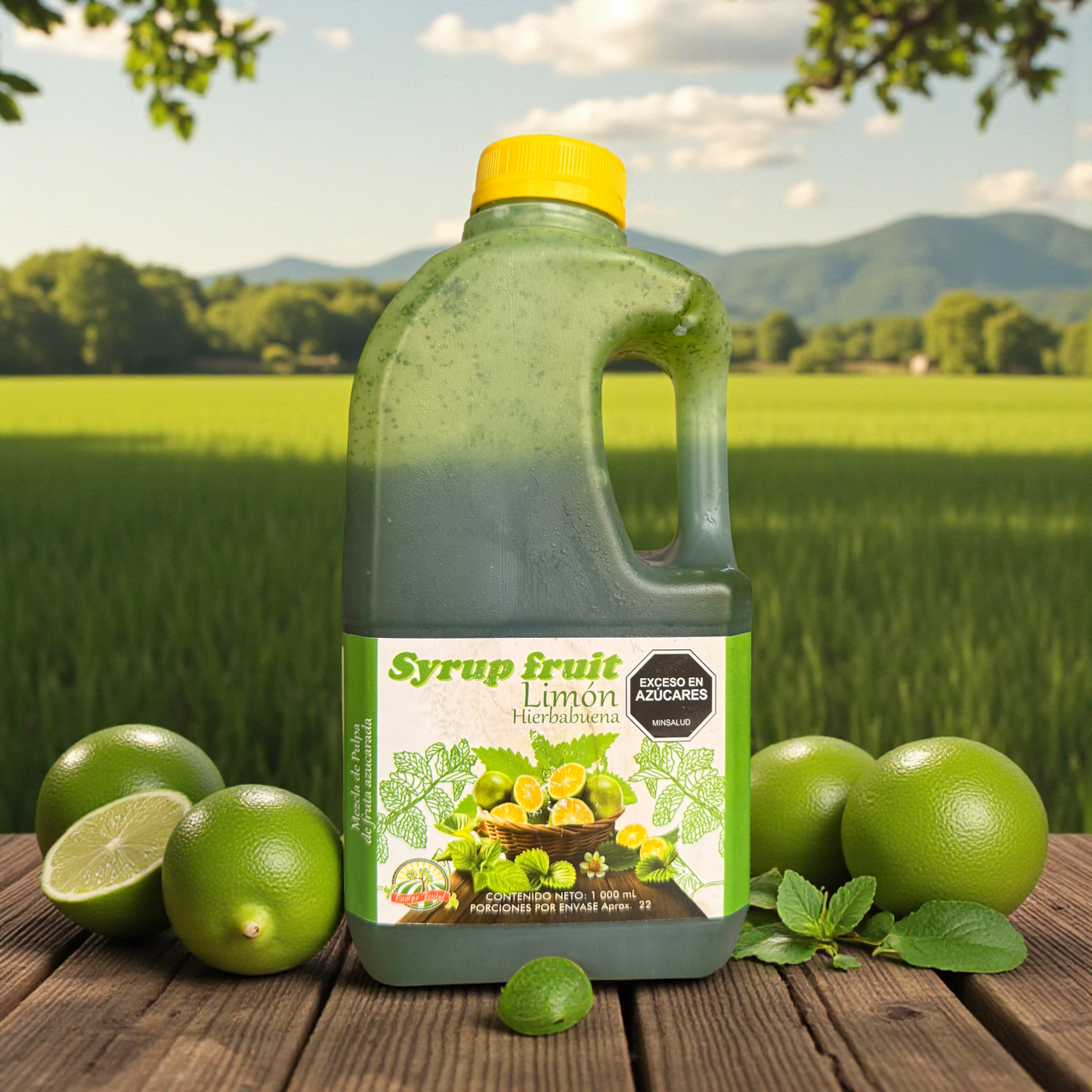 Syrup limón hierbabuena