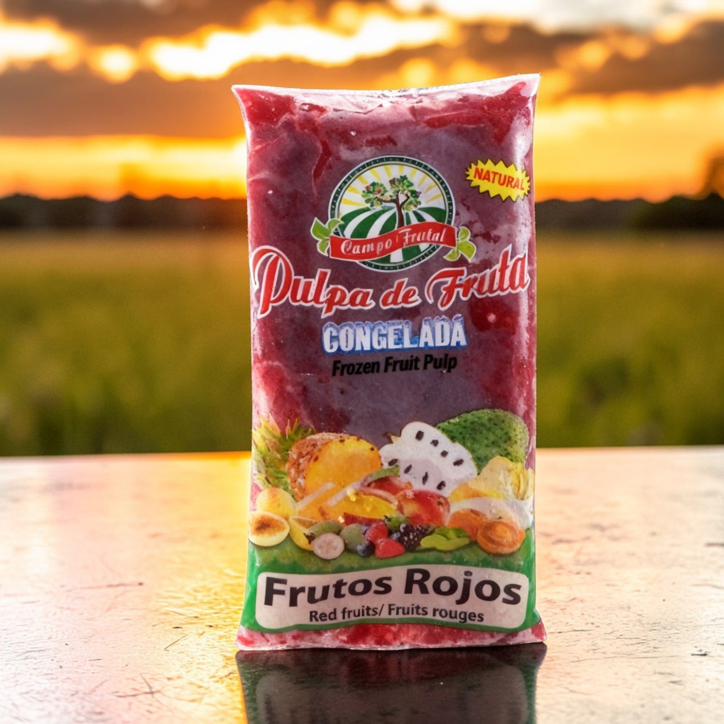 Pulpa de frutos rojos